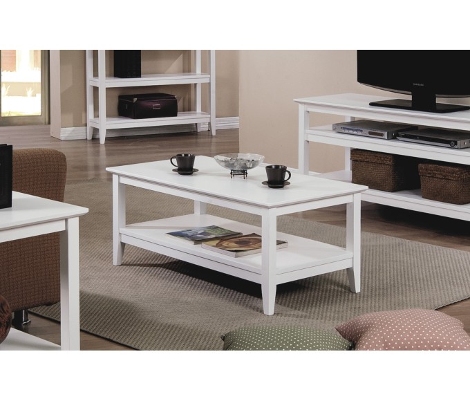 Quadra New Coffee Table - White